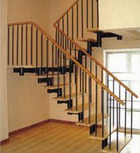 Stainless steel wood staircase B